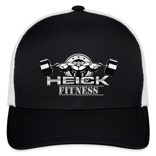 Flexfit Fitted Baseball Cap - black/white