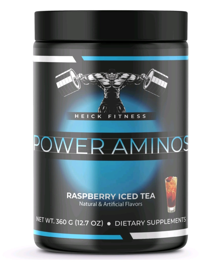 Power Aminos Raspberry Iced Tea